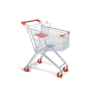 calidad  Cheap Folding European Metal Supermarket Shopping Trolley Grocery Cart For Sale fábrica