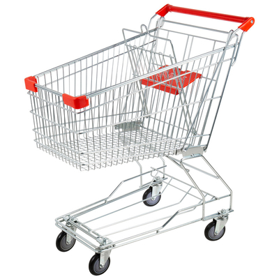Carro de /Shopping del estilo de la carretilla/carretilla europeos del supermercado que hacen compras